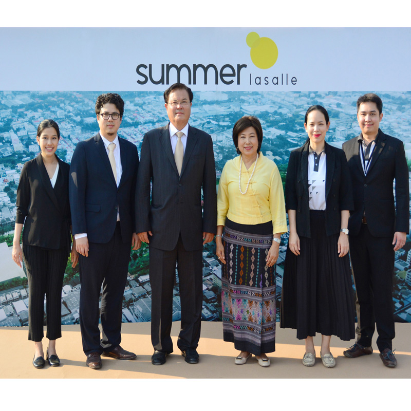 คณะผู้บริหารกลุ่มบริษัทภิรัชบุรี ร่วมพิธีตอกเสาเข็ม พร้อมเดินหน้า โครงการซัมเมอร์ ลาซาล คณะผู้บริหารกลุ่มบริษัทภิรัชบุรี ร่วมพิธีตอกเสาเข็ม พร้อมเดินหน้า โครงการซัมเมอร์ ลาซาล