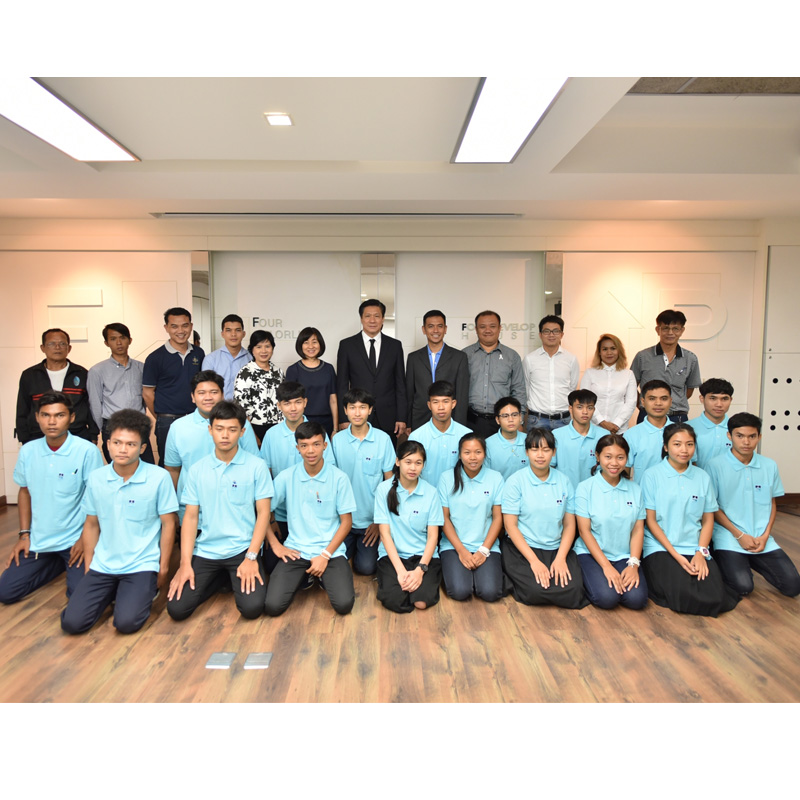 สมาคมธุรกิจรับสร้างบ้านรับมอบตัวนักศึกษาโครงการทวิภาคีรุ่นที่ 5 สมาคมธุรกิจรับสร้างบ้านรับมอบตัวนักศึกษาโครงการทวิภาคีรุ่นที่ 5