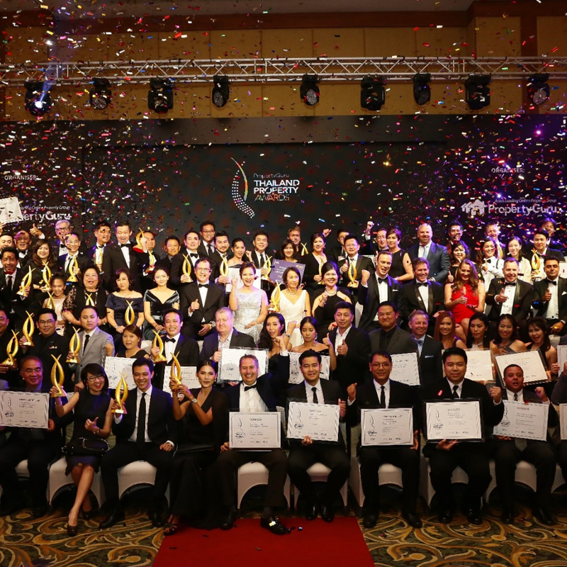 นักพัฒนาอสังหาริมทรัพย์ชั้นนำของประเทศพร้อมร่วมงาน PropertyGuru Thailand Property Awards