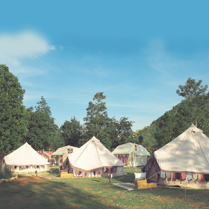 3199 mountain camp at Kanchanaburi คือที่พักรูปแบบใหม่สไตล์แค้มป์ปิ้งภายใต้การตกแต่งที่มีกลิ่นอายความเป็นยิปซี