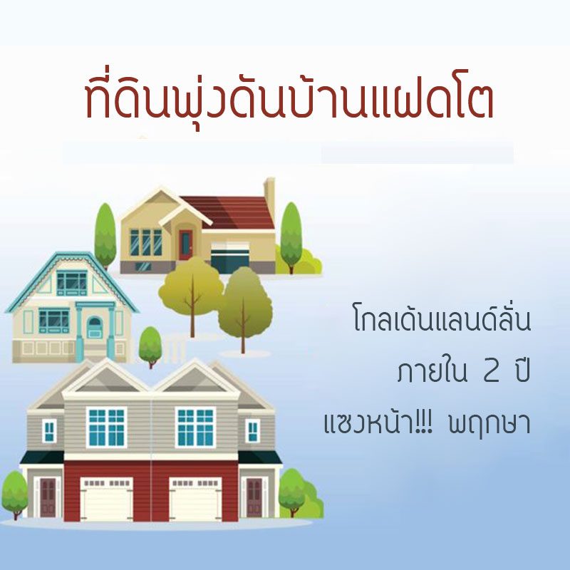 ที่ดินพุ่งดันบ้านแฝดโต โกลเด้นแลนด์ลั่นภายใน 2 ปีแซงหน้าพฤกษา ที่ดินพุ่งดันบ้านแฝดโต โกลเด้นแลนด์ลั่นภายใน 2 ปีแซงหน้าพฤกษา