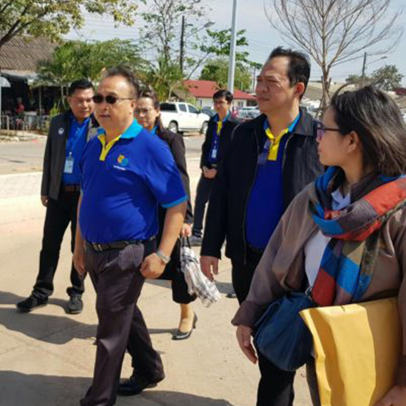 อธิบดีกรมท่าอากาศยานตรวจความคืบหน้าการก่อสร้างลานจอดเครื่องบินสนามบินอุดรธานีเสร็จ มี.ค.นี้ สั่งคุมราคาอาหาร