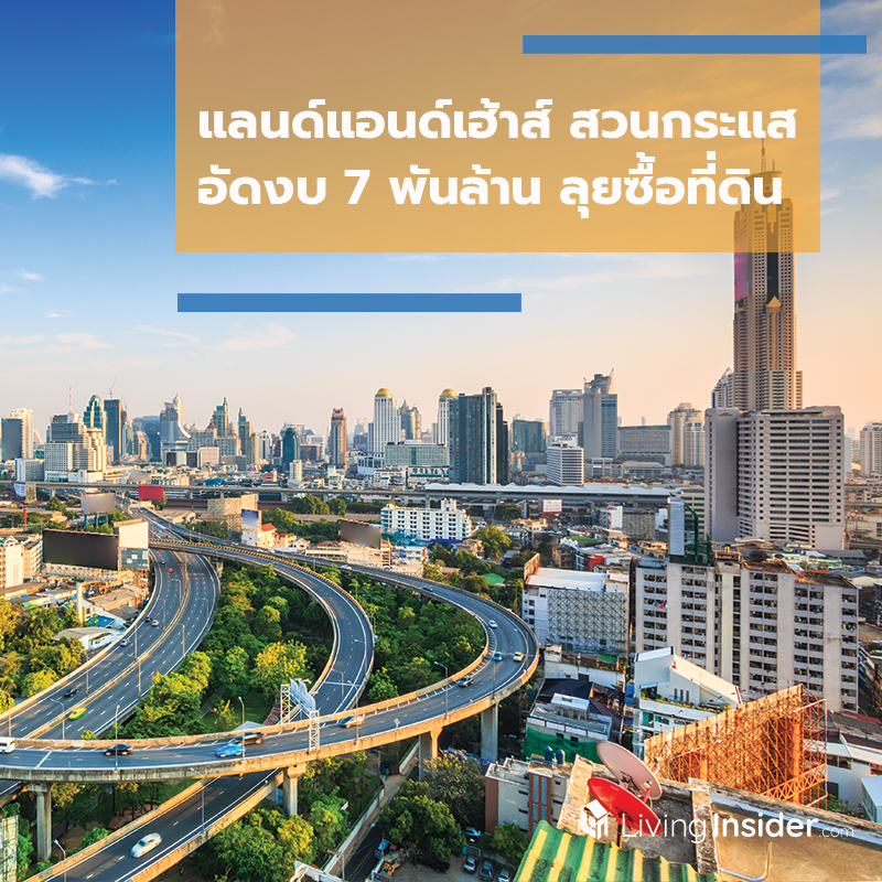 ‘แลนด์แอนด์เฮ้าส์’ สวนกระแส อัดงบ 7 พันล้าน ลุยซื้อที่ดิน ‘แลนด์แอนด์เฮ้าส์’ สวนกระแส อัดงบ 7 พันล้าน ลุยซื้อที่ดิน