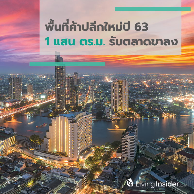 พื้นที่ค้าปลีกใหม่ปี 63 - 1 แสน ตร.ม. รับตลาดขาลง พื้นที่ค้าปลีกใหม่ปี 63 - 1 แสน ตร.ม. รับตลาดขาลง