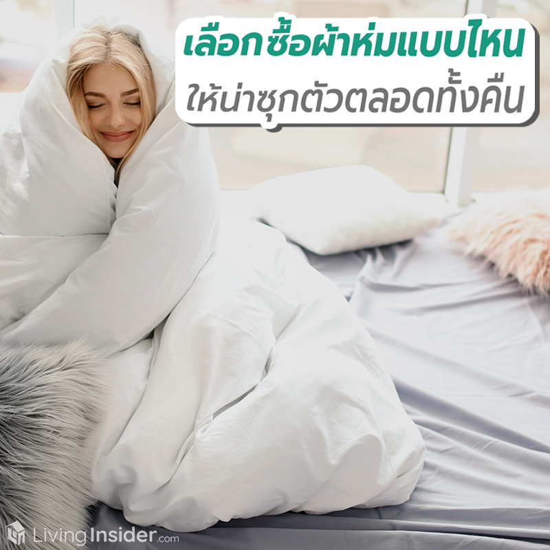 เลือกซื้อผ้าห่มแบบไหน ให้น่าซุกตัวตลอดทั้งคืน เลือกซื้อผ้าห่มแบบไหน ให้น่าซุกตัวตลอดทั้งคืน