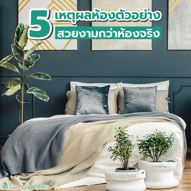 5 เหตุผล ห้องตัวอย่างสวยงามกว่าห้องจริง 5 เหตุผล ห้องตัวอย่างสวยงามกว่าห้องจริง