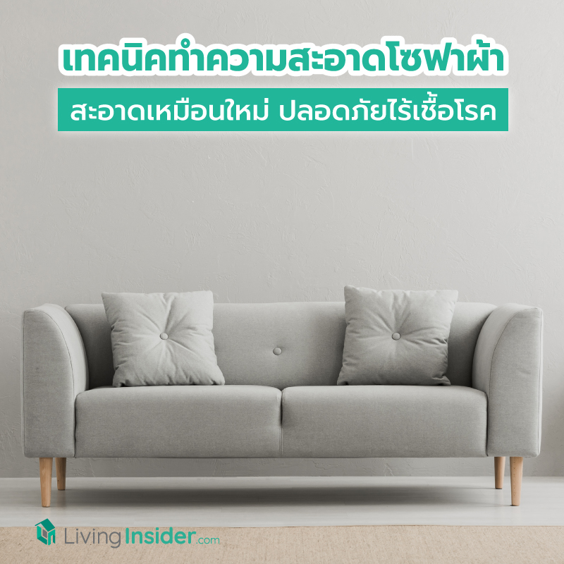 เทคนิคทำความสะอาดโซฟาผ้า สะอาดเหมือนใหม่ ปลอดภัยไร้เชื้อโรค เทคนิคทำความสะอาดโซฟาผ้า สะอาดเหมือนใหม่ ปลอดภัยไร้เชื้อโรค