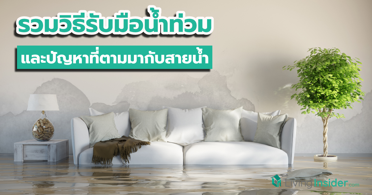 รวมวิธีรับมือน้ำท่วม และปัญหาที่ตามมาพร้อมสายน้ำ