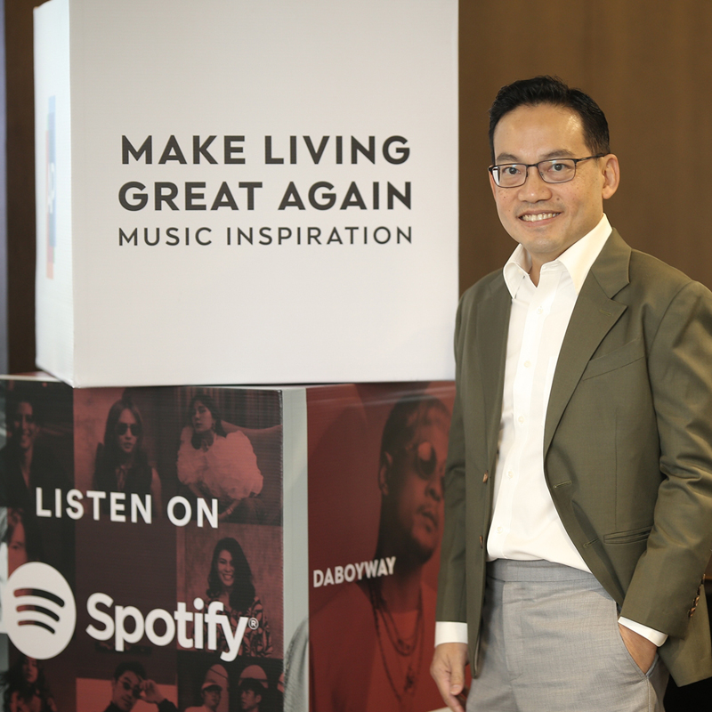 AP - SPOTIFY และ 40 ศิลปินชื่อดัง เปิดตัว ‘MAKE LIVING GREAT AGAIN MUSIC INSPIRATION’ AP - SPOTIFY และ 40 ศิลปินชื่อดัง เปิดตัว ‘MAKE LIVING GREAT AGAIN MUSIC INSPIRATION’