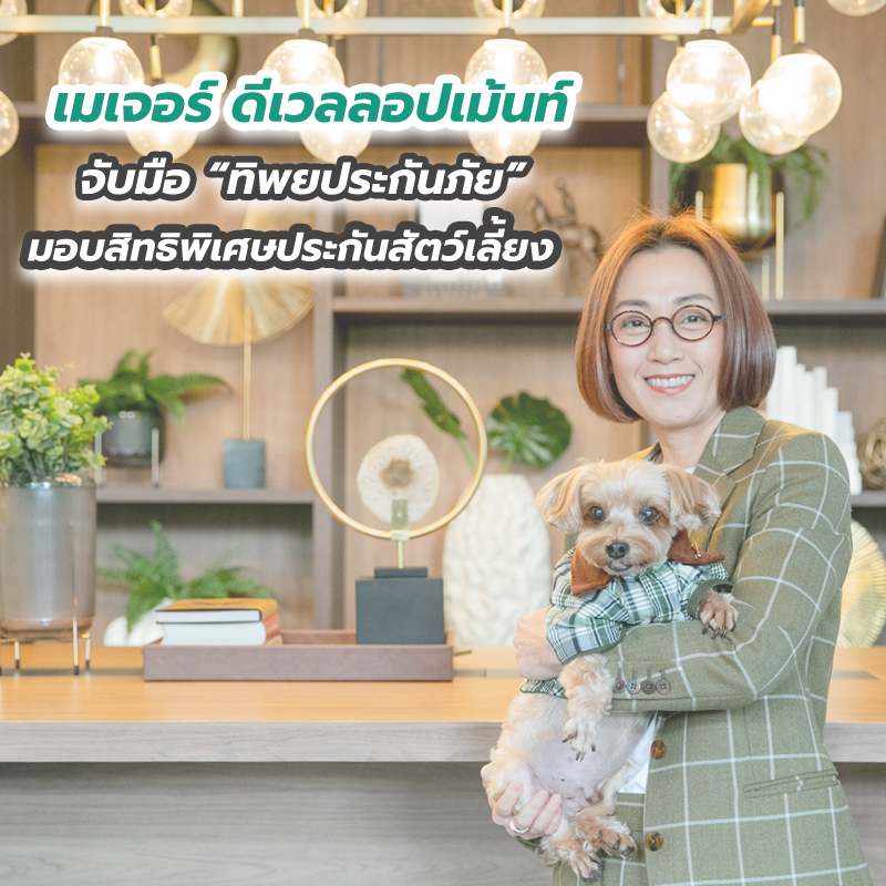 “เมเจอร์ ดีเวลลอปเม้นท์” จับมือ “ทิพยประกันภัย” มอบสิทธิพิเศษประกันสัตว์เลี้ยง “เมเจอร์ ดีเวลลอปเม้นท์” จับมือ “ทิพยประกันภัย” มอบสิทธิพิเศษประกันสัตว์เลี้ยง