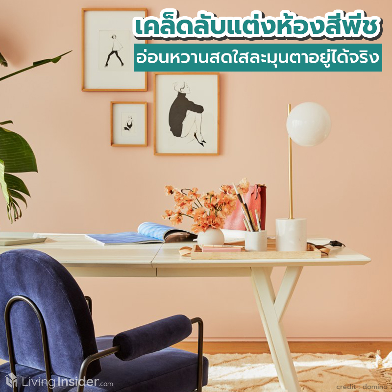 เคล็ดลับแต่งห้องสีพีช อ่อนหวานสดใสละมุนตาอยู่ได้จริง เคล็ดลับแต่งห้องสีพีช อ่อนหวานสดใสละมุนตาอยู่ได้จริง