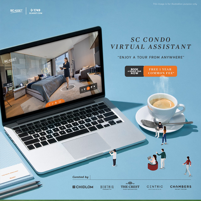 ‘SC Condo Virtual Assistant’ สัมผัสประสบการณ์ใหม่จาก SC ASSET ‘SC Condo Virtual Assistant’ สัมผัสประสบการณ์ใหม่จาก SC ASSET