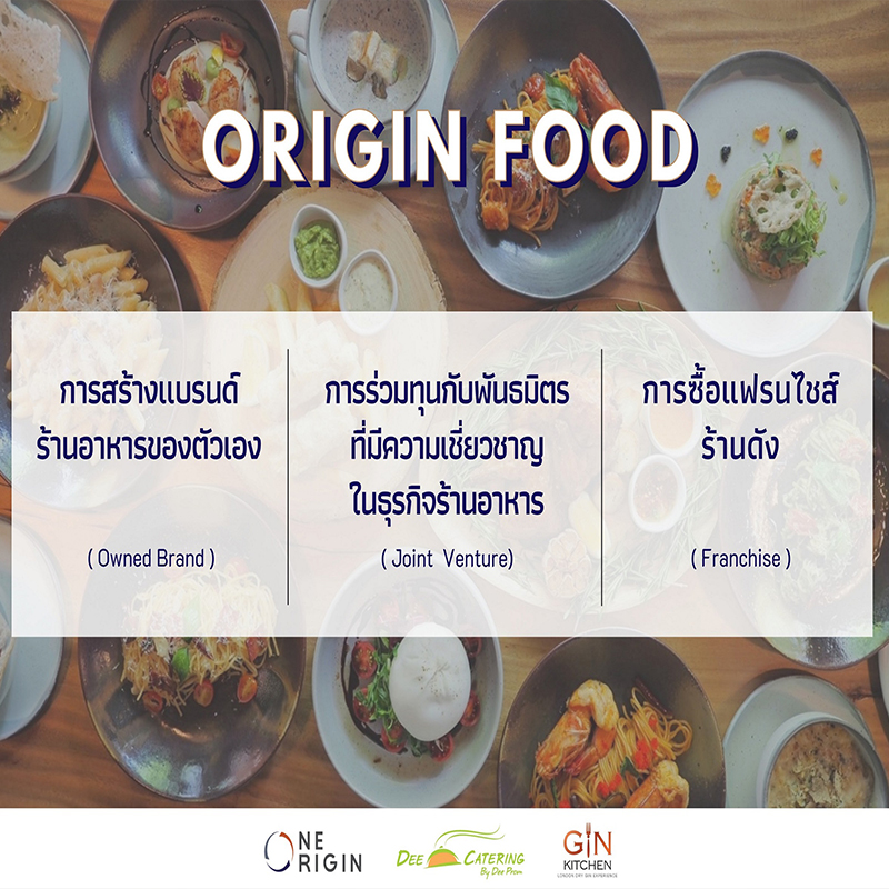วัน ออริจิ้น แตกไลน์ NEXT LEVEL เปิดตัว “ออริจิ้น ฟู้ด” บุกธุรกิจร้านอาหาร วัน ออริจิ้น แตกไลน์ NEXT LEVEL เปิดตัว “ออริจิ้น ฟู้ด” บุกธุรกิจร้านอาหาร