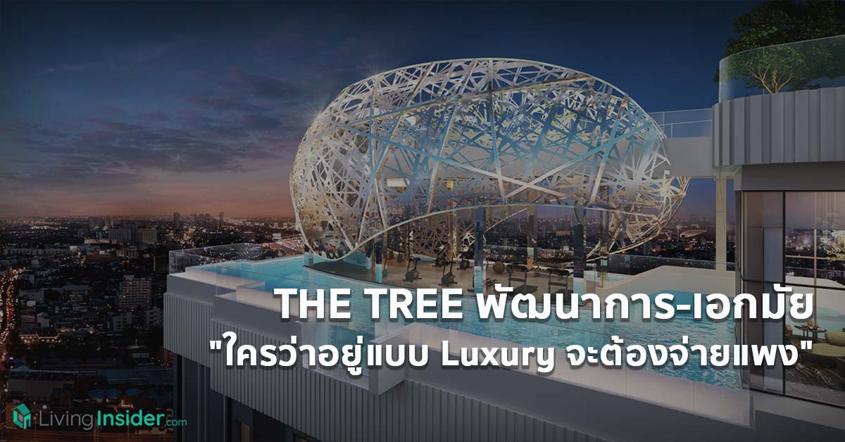 THE TREE พัฒนาการ - เอกมัย "ใครว่าอยู่แบบ Luxury จะต้องจ่ายแพง" พร้อมอยู่แล้ววันนี้ มาดูกันเลย คอนโดใกล้ ARL รามคำแหง พร้อมส่วนกลางจัดเต็ม 3 ชั้น เริ่มต้นเพียง 2.19 ล้าน*เท่านั้น