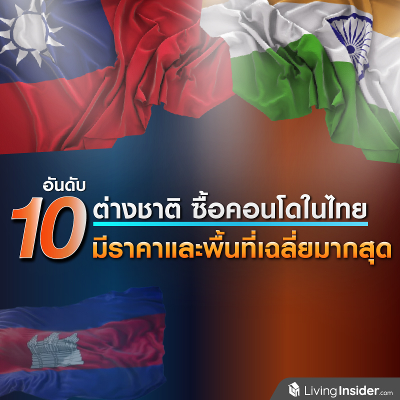 10 ต่างชาติ ซื้อคอนโดในไทย มีราคาและพื้นที่เฉลี่ยมากสุด 10 ต่างชาติ ซื้อคอนโดในไทย มีราคาและพื้นที่เฉลี่ยมากสุด