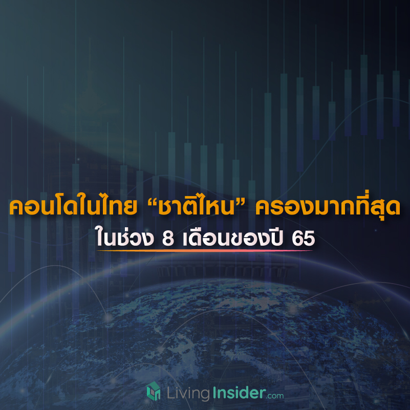 คอนโดในไทย "ชาติไหน" ครองมากที่สุดในช่วง 8 เดือนของปี 2565 คอนโดในไทย "ชาติไหน" ครองมากที่สุดในช่วง 8 เดือนของปี 2565