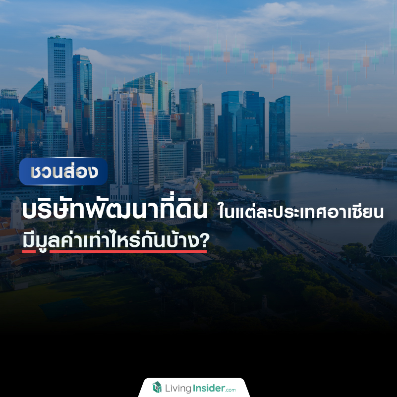 ชวนส่องบริษัทพัฒนาที่ดินในแต่ละประเทศอาเซียน มีมูลค่าเท่าไหร่กันบ้าง ? ชวนส่องบริษัทพัฒนาที่ดินในแต่ละประเทศอาเซียน มีมูลค่าเท่าไหร่กันบ้าง ?