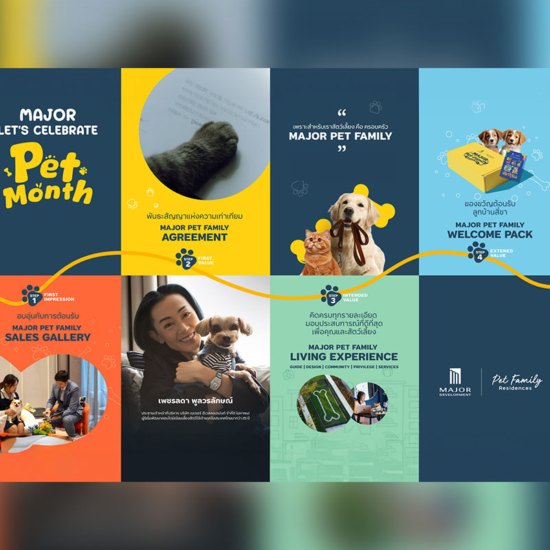 เมเจอร์ฯ บัญญัติเดือนแห่งสัตว์เลี้ยง ส่งความโฮ่งแบบ “คิด ครบ คุ้ม” กับ “MAJOR PET FAMILY SERVICES” สำหรับลูกบ้าน เมเจอร์ฯ บัญญัติเดือนแห่งสัตว์เลี้ยง ส่งความโฮ่งแบบ “คิด ครบ คุ้ม” กับ “MAJOR PET FAMILY SERVICES” สำหรับลูกบ้าน