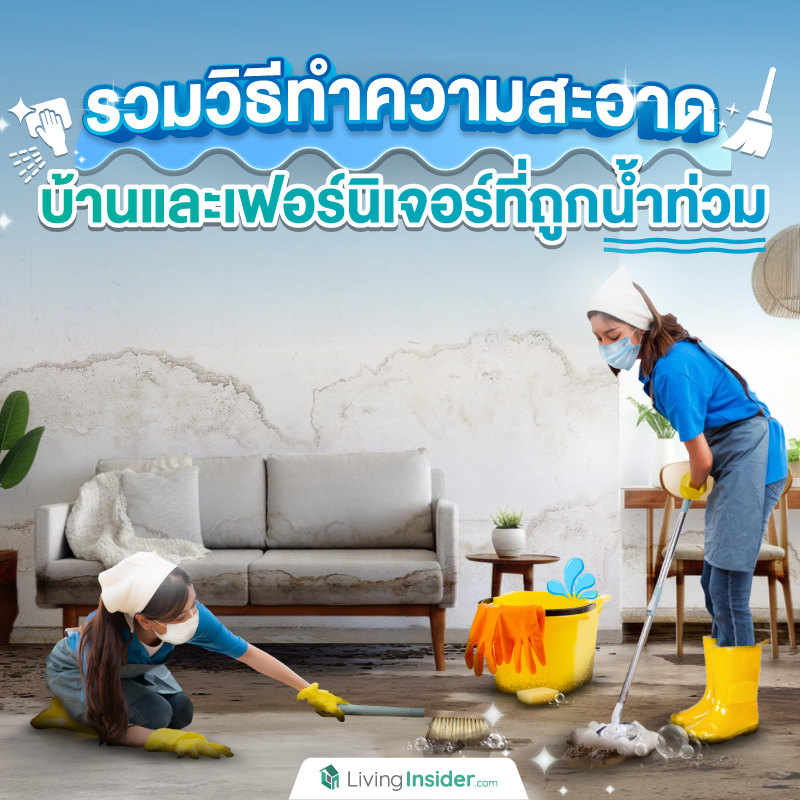 รวมวิธีทำความสะอาดบ้านและเฟอร์นิเจอร์ที่ถูกน้ำท่วม รวมวิธีทำความสะอาดบ้านและเฟอร์นิเจอร์ที่ถูกน้ำท่วม