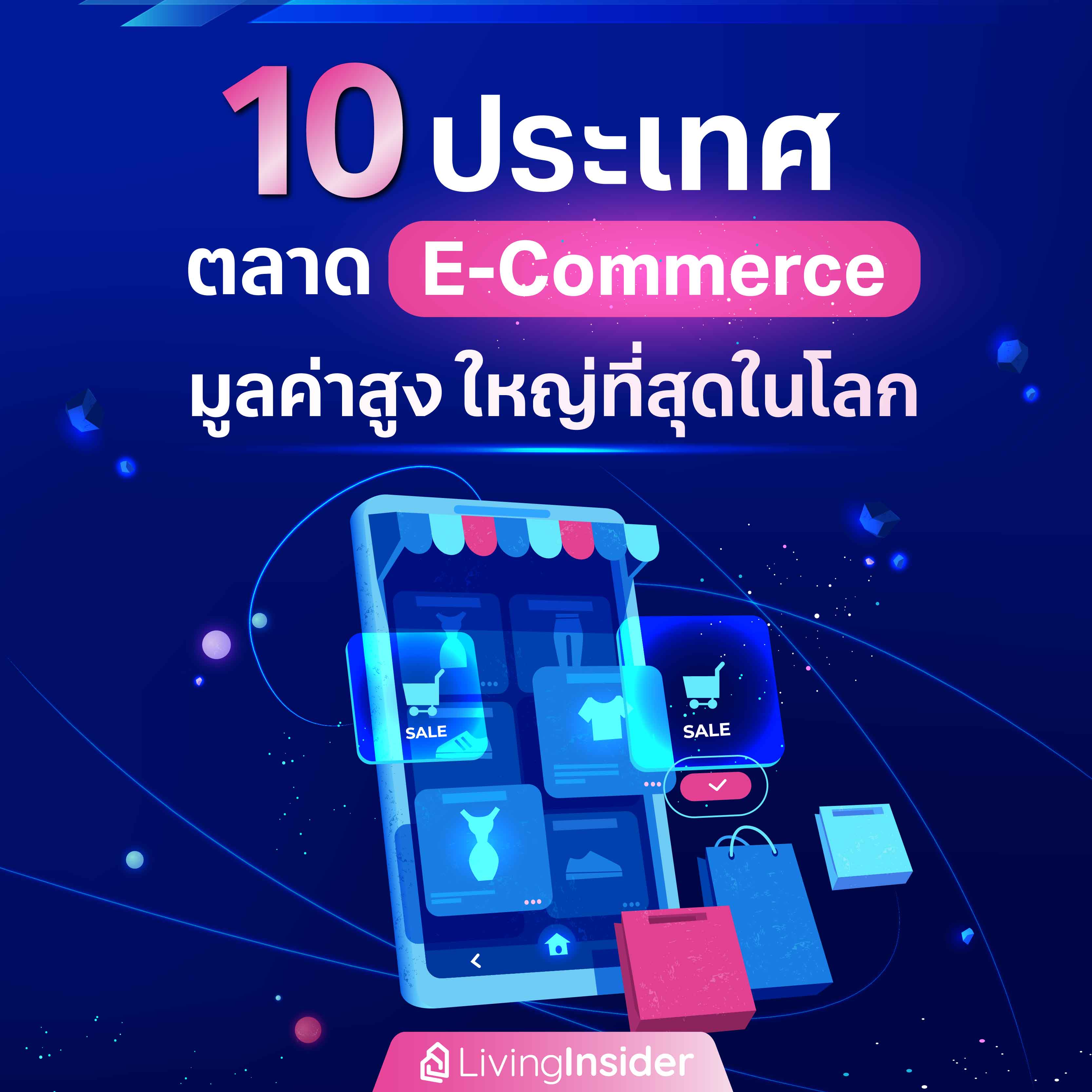 10 ประเทศ ตลาด E-Commerce มูลค่าสูงที่ใหญ่ที่สุดในโลก