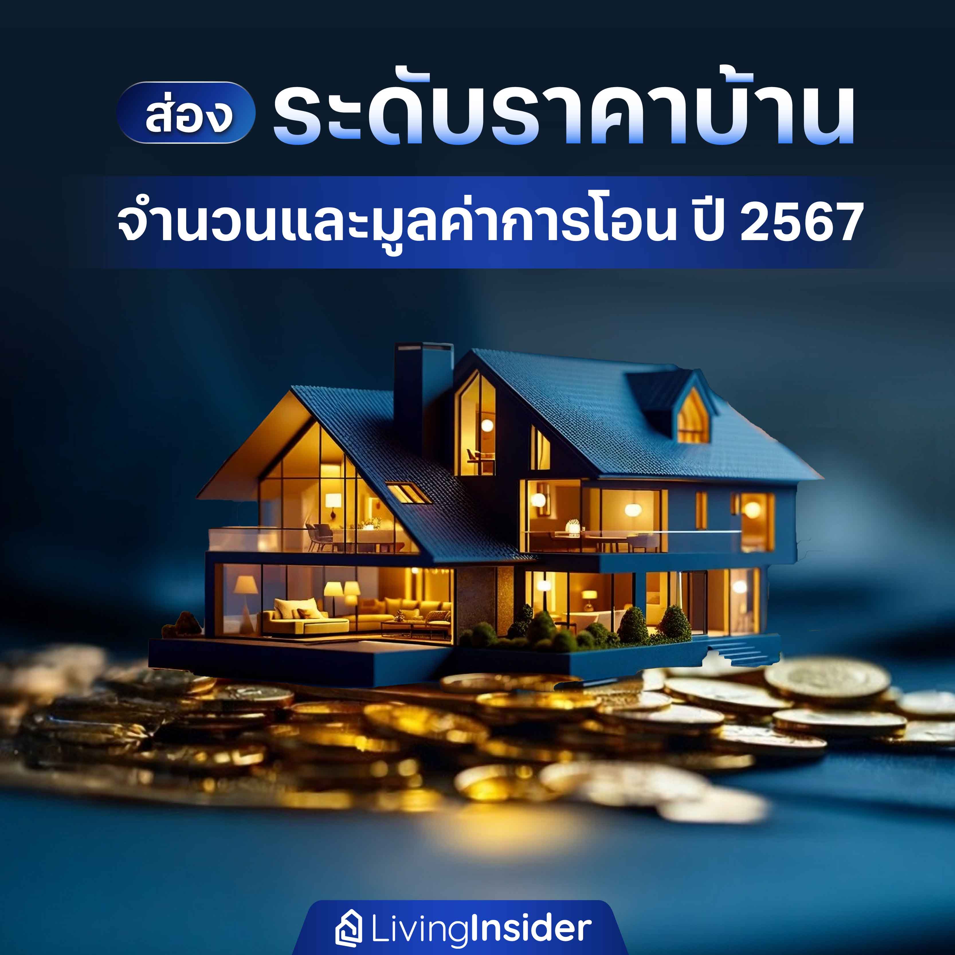 ส่องระดับราคาบ้าน มีจำนวนและมูลค่าการโอนเท่าไหร่บ้าง? ในปี 2567 ส่องระดับราคาบ้าน มีจำนวนและมูลค่าการโอนเท่าไหร่บ้าง? ในปี 2567