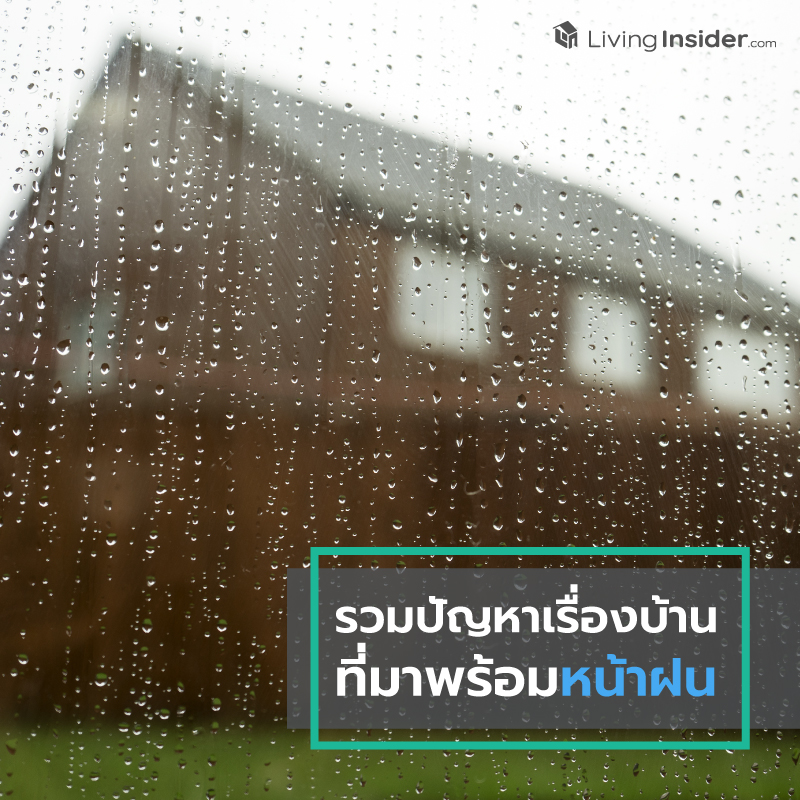 รวมปัญหาเรื่องบ้าน ที่มาพร้อมหน้าฝน รวมปัญหาเรื่องบ้าน ที่มาพร้อมหน้าฝน