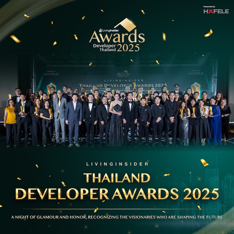 รวมสุดยอดผู้พัฒนาอสังหาฯ ไทย บนเวที LivingInsider Developer Awards 2025 รวมสุดยอดผู้พัฒนาอสังหาฯ ไทย บนเวที LivingInsider Developer Awards 2025
