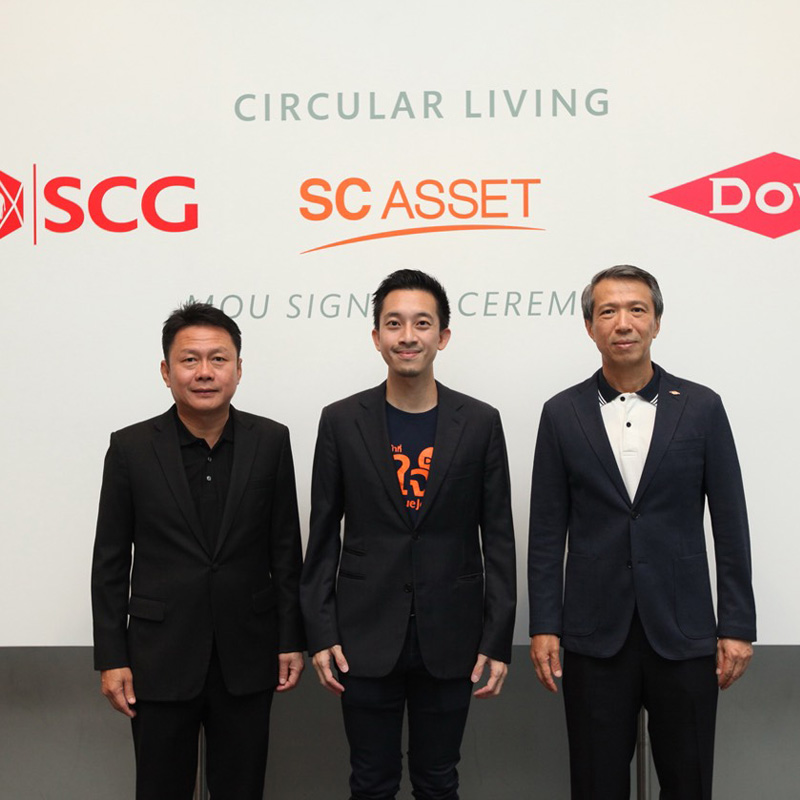 SC Asset อสังหาฯ ไทยรายแรก co-create กับ SCG และ DOW ร่วมพัฒนานวัตกรรม SC Asset อสังหาฯ ไทยรายแรก co-create กับ SCG และ DOW ร่วมพัฒนานวัตกรรม
