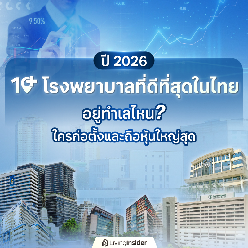 10 โรงพยาบาล ที่ดี่ที่สุดในไทย ปี 2026 อยู่ทำเลไหน? ใครก่อตั้งและถือหุ้นใหญ่สุด 10 โรงพยาบาล ที่ดี่ที่สุดในไทย ปี 2026 อยู่ทำเลไหน? ใครก่อตั้งและถือหุ้นใหญ่สุด