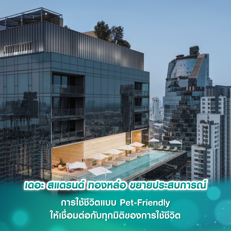 เดอะ สแตรนด์ ทองหล่อ ขยายประสบการณ์การใช้ชีวิตแบบ Pet-Friendly ให้เชื่อมต่อกับทุกมิติของการใช้ชีวิต เดอะ สแตรนด์ ทองหล่อ ขยายประสบการณ์การใช้ชีวิตแบบ Pet-Friendly ให้เชื่อมต่อกับทุกมิติของการใช้ชีวิต