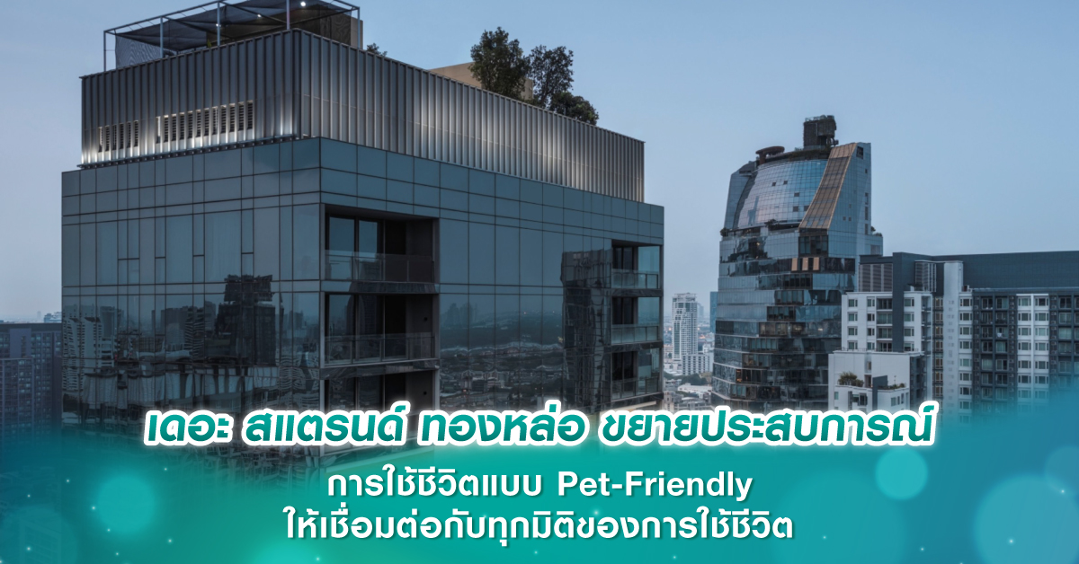เดอะ สแตรนด์ ทองหล่อ ขยายประสบการณ์การใช้ชีวิตแบบ Pet-Friendly ให้เชื่อมต่อกับทุกมิติของการใช้ชีวิต  