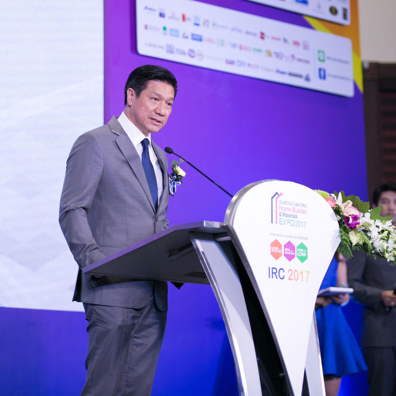 ส.ธุรกิจรับสร้างบ้านลั่นฆ้องเปิดงาน Home Builder & Materials Expo 2017 ส.ธุรกิจรับสร้างบ้านลั่นฆ้องเปิดงาน Home Builder & Materials Expo 2017