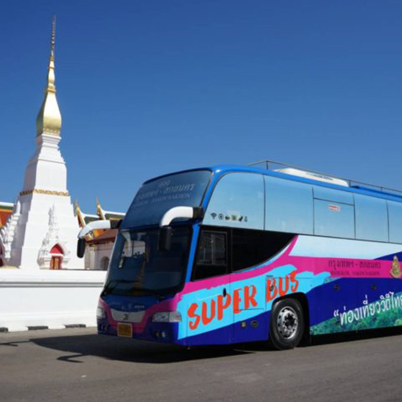 มาแล้ว! รถโดยสาร Super Bus เปิดบริการนำร่องกทม.-สกลนคร บริการระดับ VIP ดึงคนเที่ยวอีสาน
