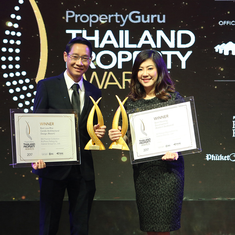 Habitat Group โกย 5 รางวัล จากเวที Thailand Property Awards 2017 ครั้งที่ 12