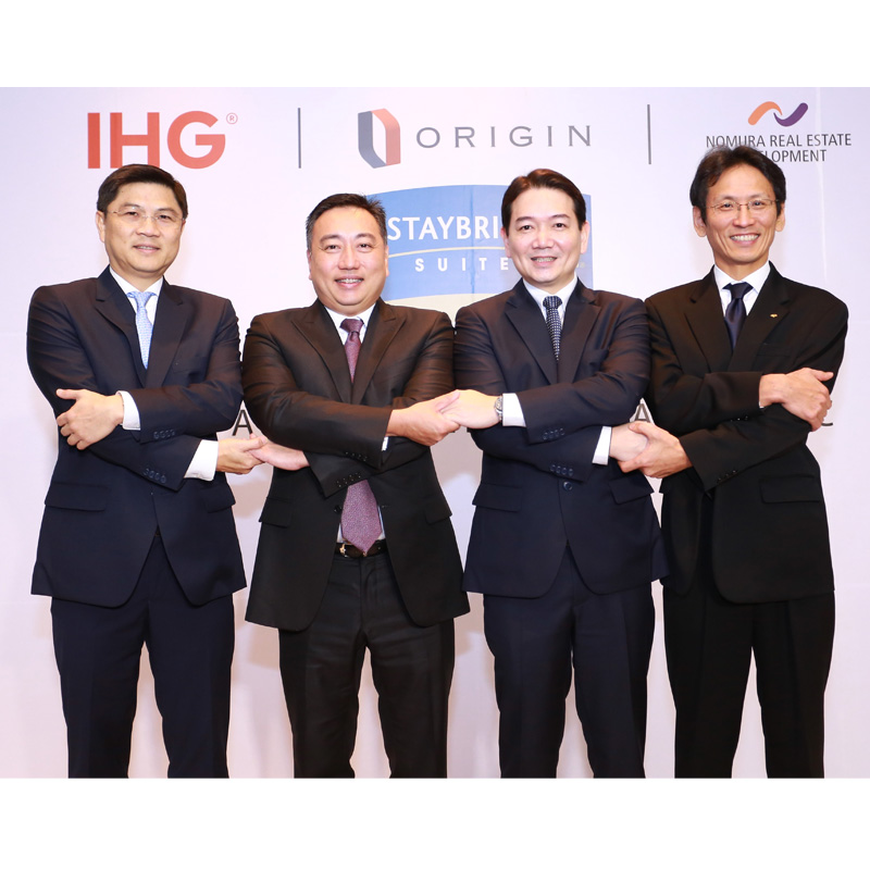 ออริจิ้น ดึงเชน IHG ผุดโรงแรม ผนึกโนมูระลุยแบรนด์ Staybridge Suites ครั้งแรกในเอเชียแปซิฟิก ออริจิ้น ดึงเชน IHG ผุดโรงแรม ผนึกโนมูระลุยแบรนด์ Staybridge Suites ครั้งแรกในเอเชียแปซิฟิก