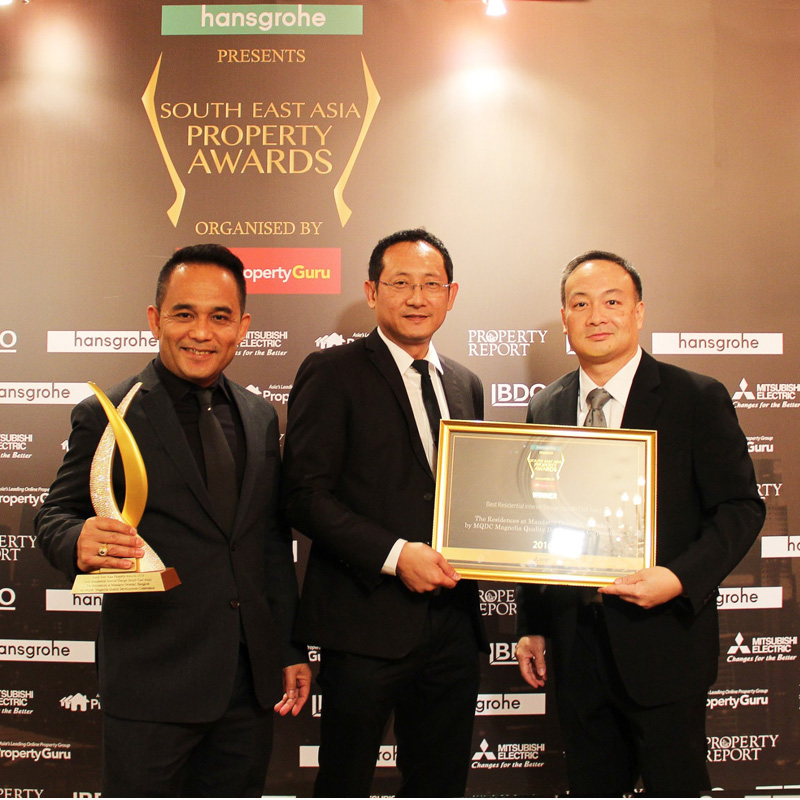 MQDC คว้ารางวัล Best Residential Interior Design ระดับนานาชาติจาก South East Asia Property Awards 2016 MQDC คว้ารางวัล Best Residential Interior Design ระดับนานาชาติจาก South East Asia Property Awards 2016