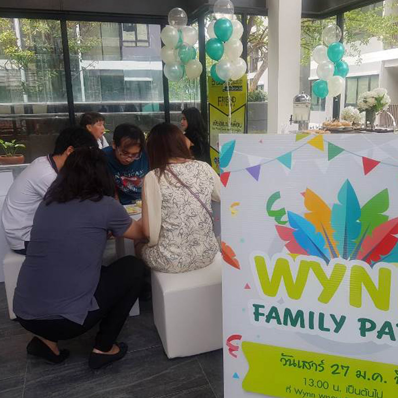 โครงการ Wynn พหลฯ 52-สะพานใหม่ โดยแอสเซทไวส์ จัดมินิปาร์ตี้สุดชิค โครงการ Wynn พหลฯ 52-สะพานใหม่ โดยแอสเซทไวส์ จัดมินิปาร์ตี้สุดชิค