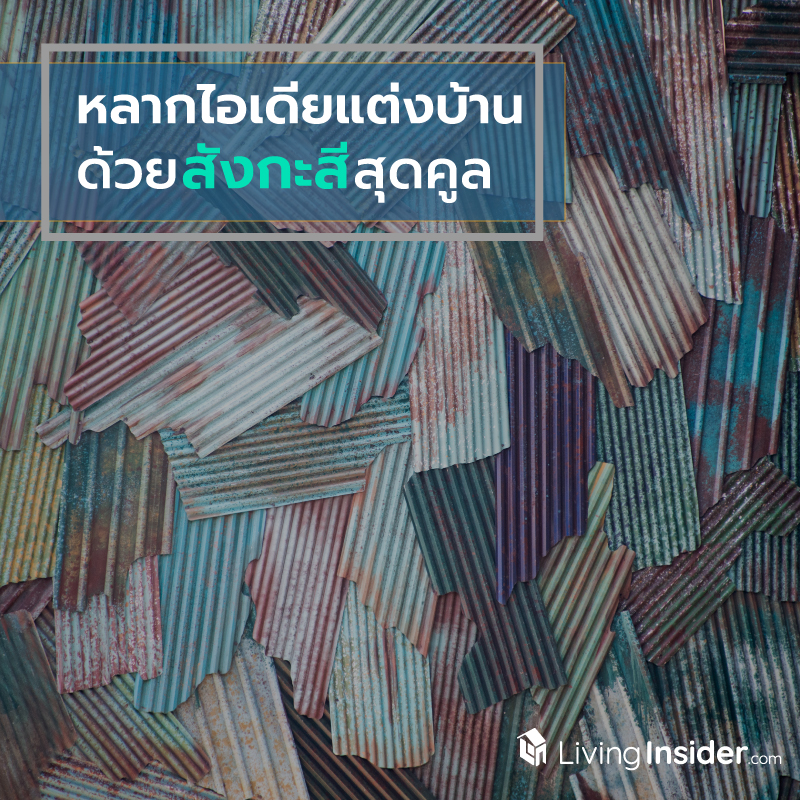 หลากไอเดียแต่งบ้าน ด้วยสังกะสีสุดคูล