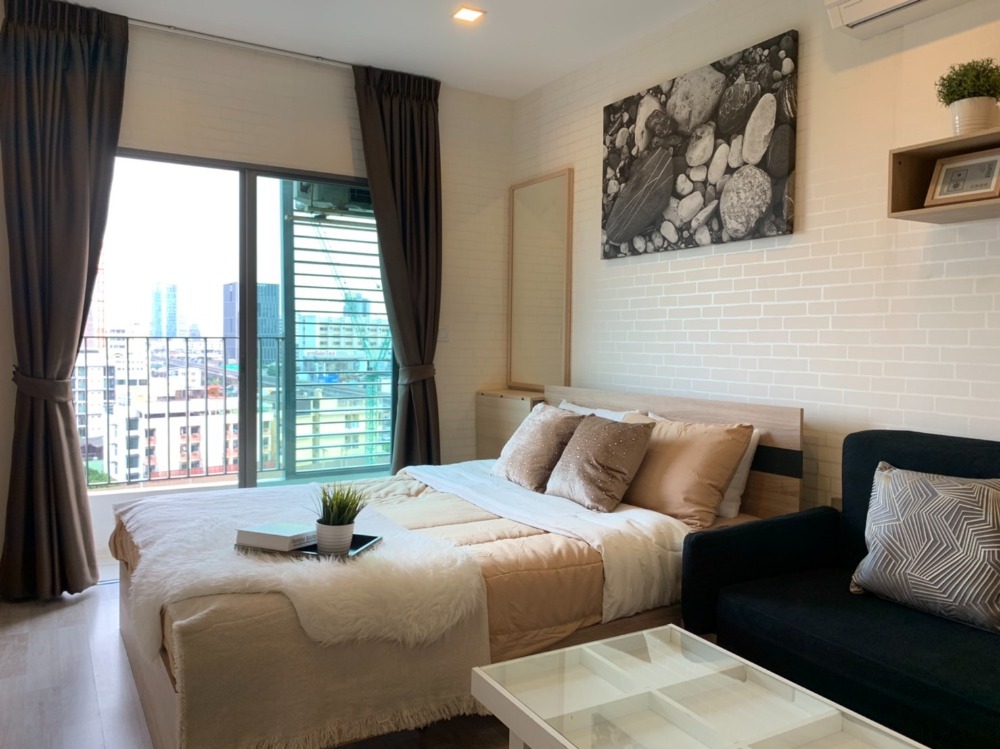 Beautiful room for sale, Ideo Mobi Condo, Sukhumvit, beautiful room, fully furnished, ready to move in, near BTS On Nut.