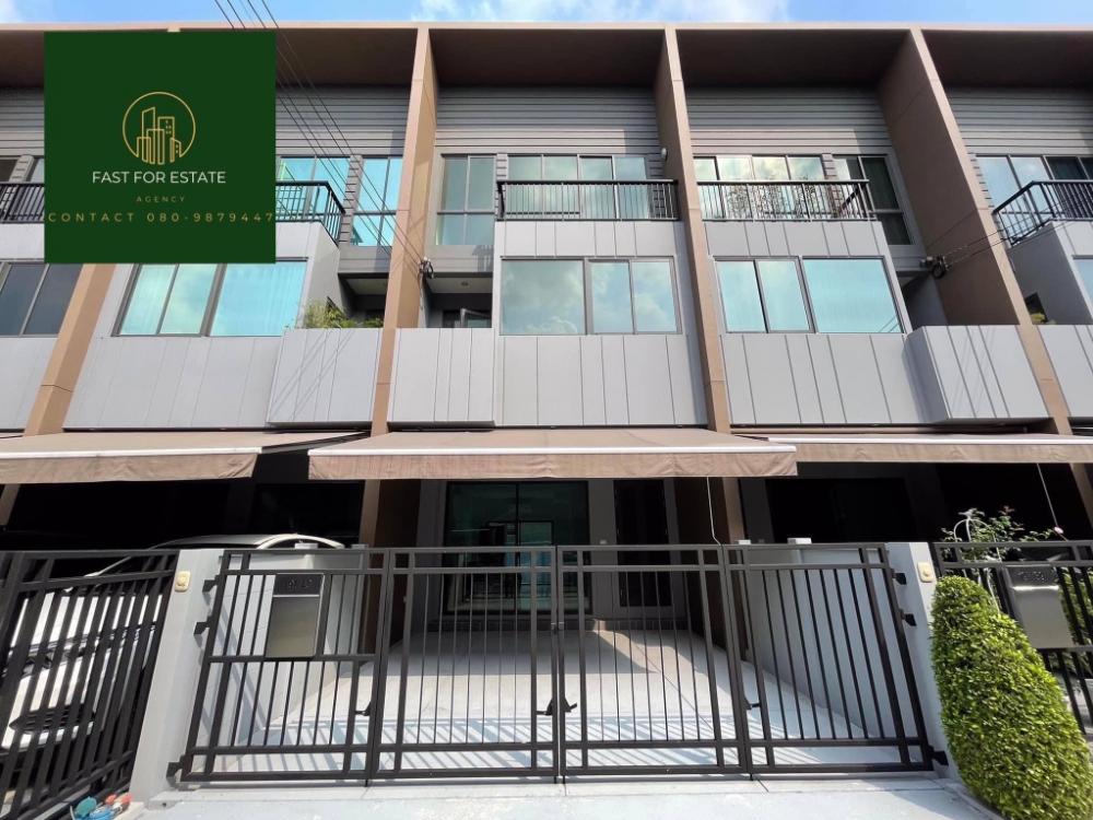 ⚜️Selling a 3-storey townhouse, The Era Pinklao-Charan, luxurious, very private, never occupied, last house, few units, prime location, cant find it anymore.