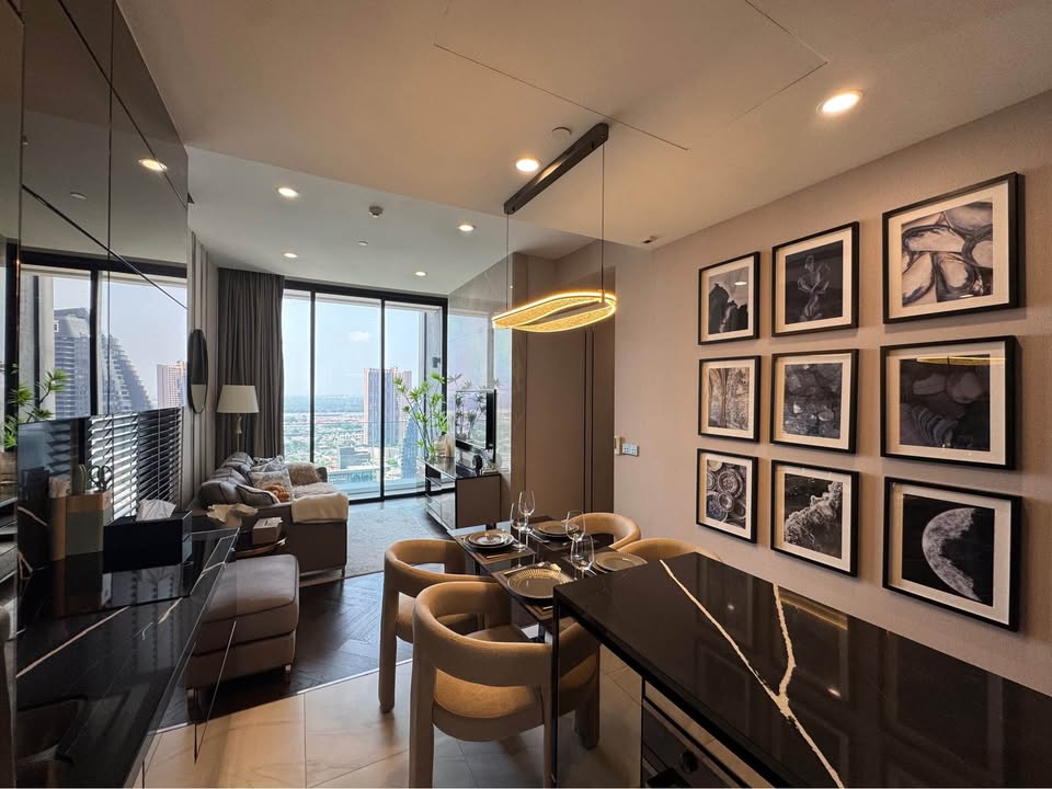 🌿The Esse Sukhumvit 36🌿ห้องสวยมากกกก ตกแต่งแบบจัดเต็ม fully furnished 🛏 2 ห้องนอน 73 ตร.ม. Next to BTS ทองหล่อ – รูปที่ 3