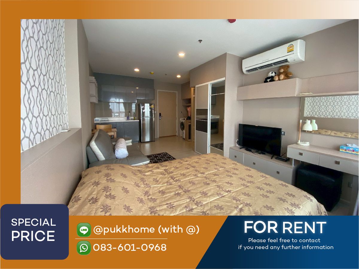 Only 14,500THB Rhythm Asoke 2 🔥 Studio เฟอร์นิเจอร์ เครื่องใช้ไฟฟ้าครบ 📞 Line:@pukkhome (with @ ) Only 14,500THB Rhythm Asoke 2 🔥 Studio เฟอร์นิเจอร์ เครื่องใช้ไฟฟ้าครบ 📞 Line:@pukkhome (with @ )