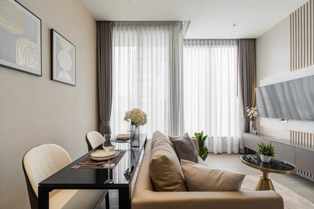 🌿 The Esse Asoke 🌿 Nice room, Fully furnished 🛏 1 Bed 1 Bath 45 sq.m, Price negotiable!!! - Close to BTS Asoke – รูปที่ 3