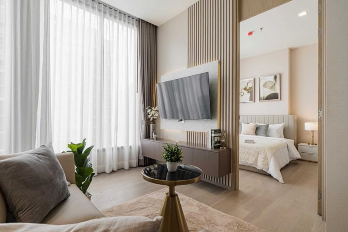 🌿 The Esse Asoke 🌿 Nice room, Fully furnished 🛏 1 Bed 1 Bath 45 sq.m, Price negotiable!!! - Close to BTS Asoke – รูปที่ 4