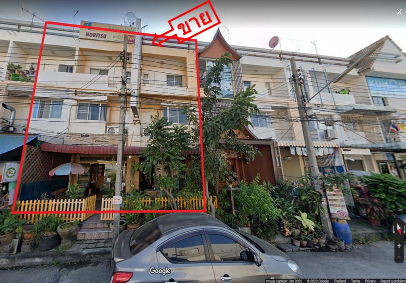 For SALE Commercial Building 3 Storeys 3Bed 3Bath 38.2sq.wah FREE Transfer Next to Lotus City Park Bang Phli