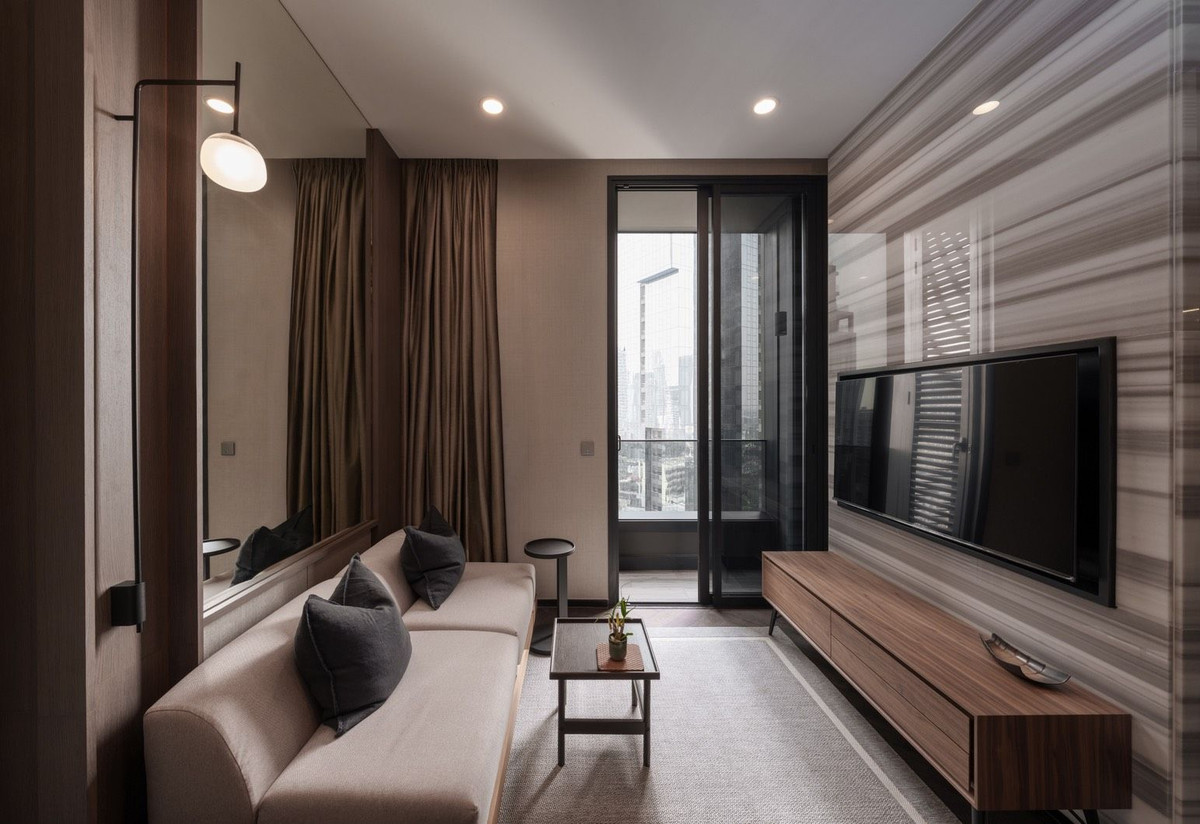🌿 The Esse Sukhumvit 36 🌿 ห้องสวย หรูดูแพง แต่งครบ 🛏 1 ห้องนอน 1 ห้องน้ำ 38 sq.m, price negotiable!!! - Next to BTS Thong Lor – รูปที่ 2