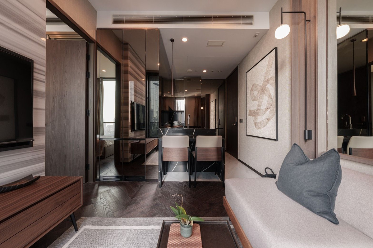 🌿 The Esse Sukhumvit 36 🌿 ห้องสวย หรูดูแพง แต่งครบ 🛏 1 ห้องนอน 1 ห้องน้ำ 38 sq.m, price negotiable!!! - Next to BTS Thong Lor – รูปที่ 3