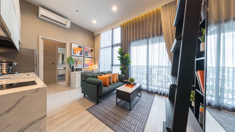 for rent sukhumvit 101 1bed river view nice decoration super deal !! ❤️