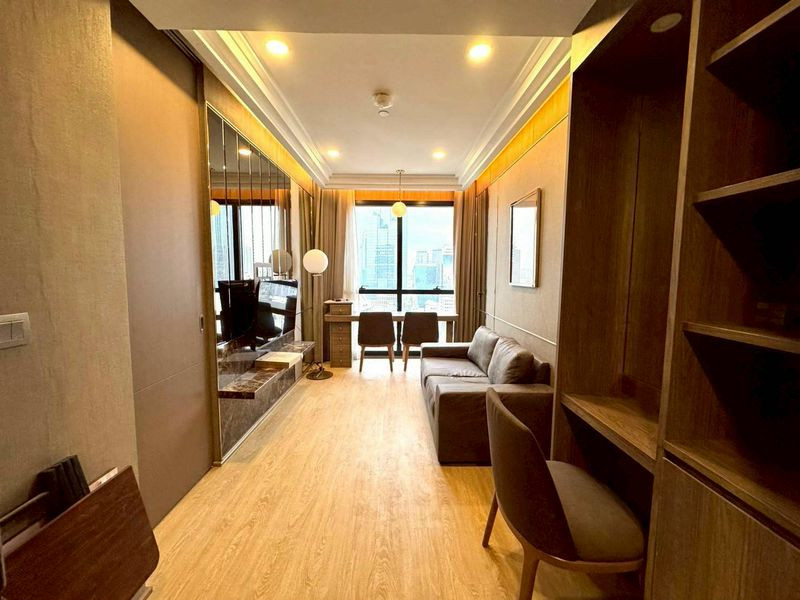 🌿 Ashton Chula-Silom 🌿 ห้องสวย ชั้นสูง วิวดีมาก 🛏 1 ห้องนอน 1 ห้องน้ำ 34.50 ตร.ม. price negotiable!!! - ใกล้ MRT สามย่าน – รูปที่ 3