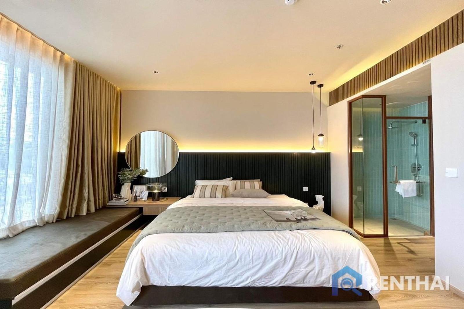 Luxury 1-Bed Condo in Arom Jomtien, Pattaya - 7.399 M Baht, Top Amenities Luxury 1-Bed Condo in Arom Jomtien, Pattaya - 7.399 M Baht, Top Amenities
